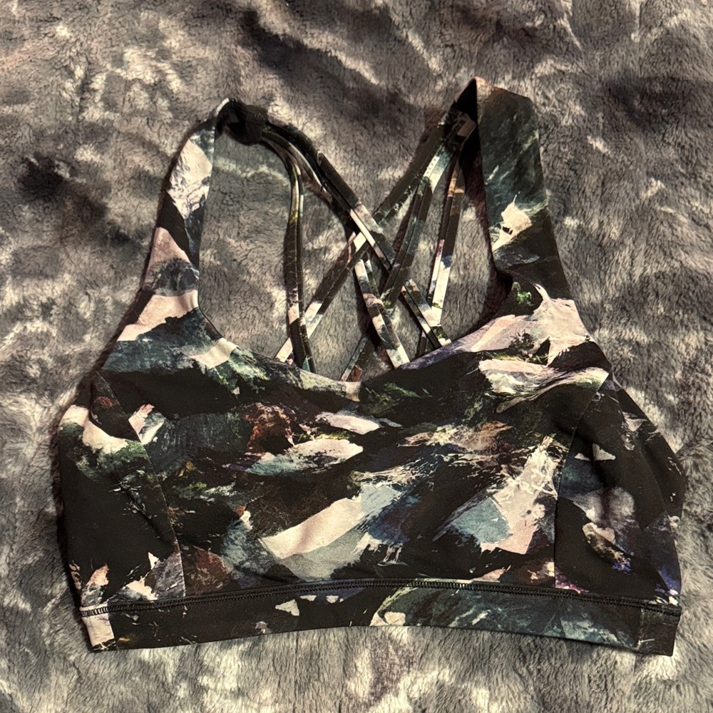 Lululemon Multicolor Sports Bra, size 6